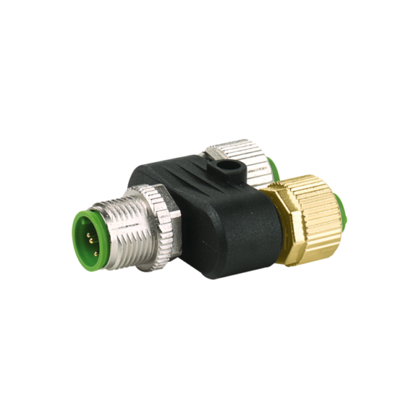 MURR 7000_41121 T Coupler M12 MaleM12 Female Straight