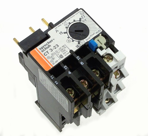 Sprecher + Schuh CT 3_23 Overload Relay 16A-23A 600V
