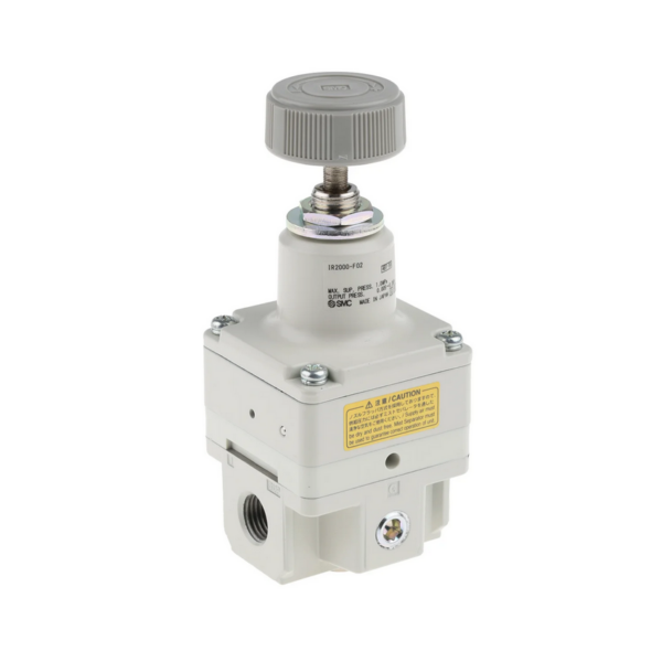 SMC IR2000-F02 G 1/4 Pneumatic Regulator - 0.005MPa to 0.2MPa, 1/4in, 1MPa max. input