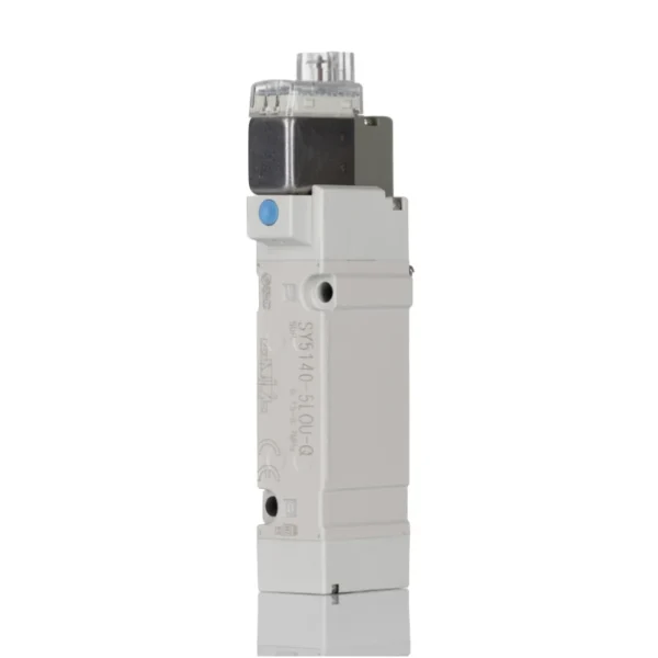 SMC SY5140-5LOU-Q Pneumatic Solenoid/Pilot-Operated Control Valve - Solenoid/Solenoid SY5000 Series 24V dc