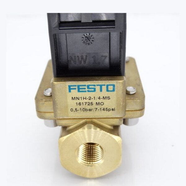 Festo MN1H-2-1/4-MS Valve, media, 2/2 NC, G1/4 f, solenoid and socket sold separate