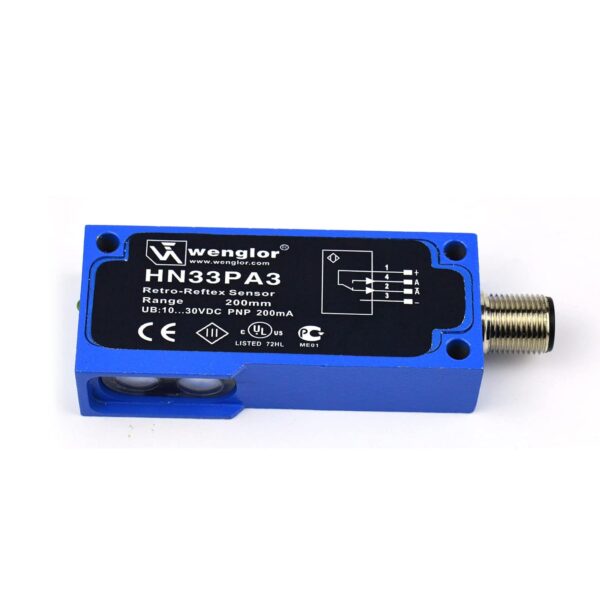 WENGLOR HN33PA3 Reflex Sensor with Background Suppression