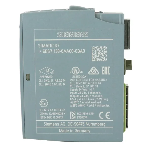 SIEMENS 6ES7 138-6AA00-0BA0 SIMATIC ET 200SP, TM count 1x 24 V counter module