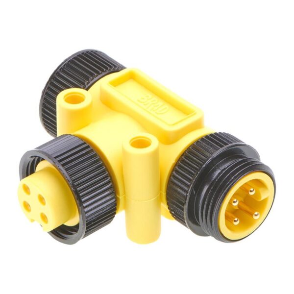 MOLEX 130035-0085 Sensor Splitter, T - Style, Cable Mount, 4 Position Mini-Change Receptacle