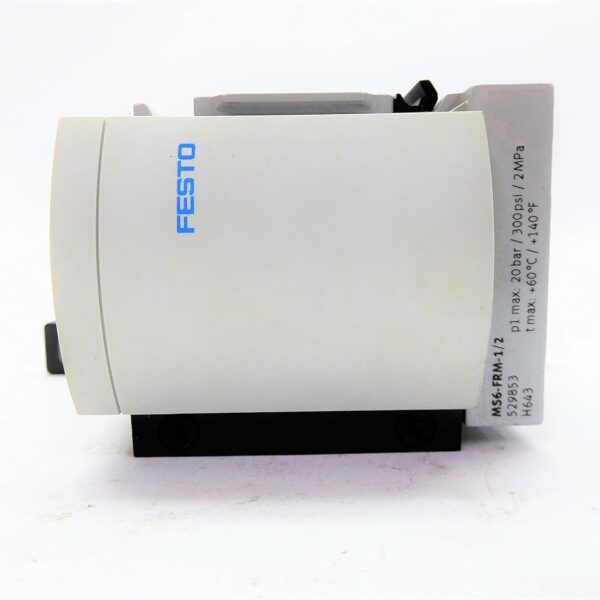 FESTO MS6-FRM-1/2 (529853), 0-20 BAR Operating Pressure, 0-250 VAC