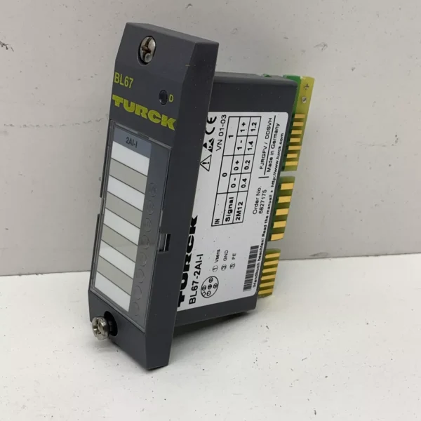 TURCK BL67-2AI-V, BL67 ELECTRONIC MODULE, ANALOG INPUT, 6827176 - Automation Recovery