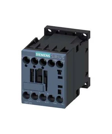SIEMENS 3RT2015-1BB42 power contactor, AC-3e/AC-3, 7 A, 3 kW / 400 V, 3-pole, 24 V DC, auxiliary contacts: 1 NC, screw terminal, size: S00